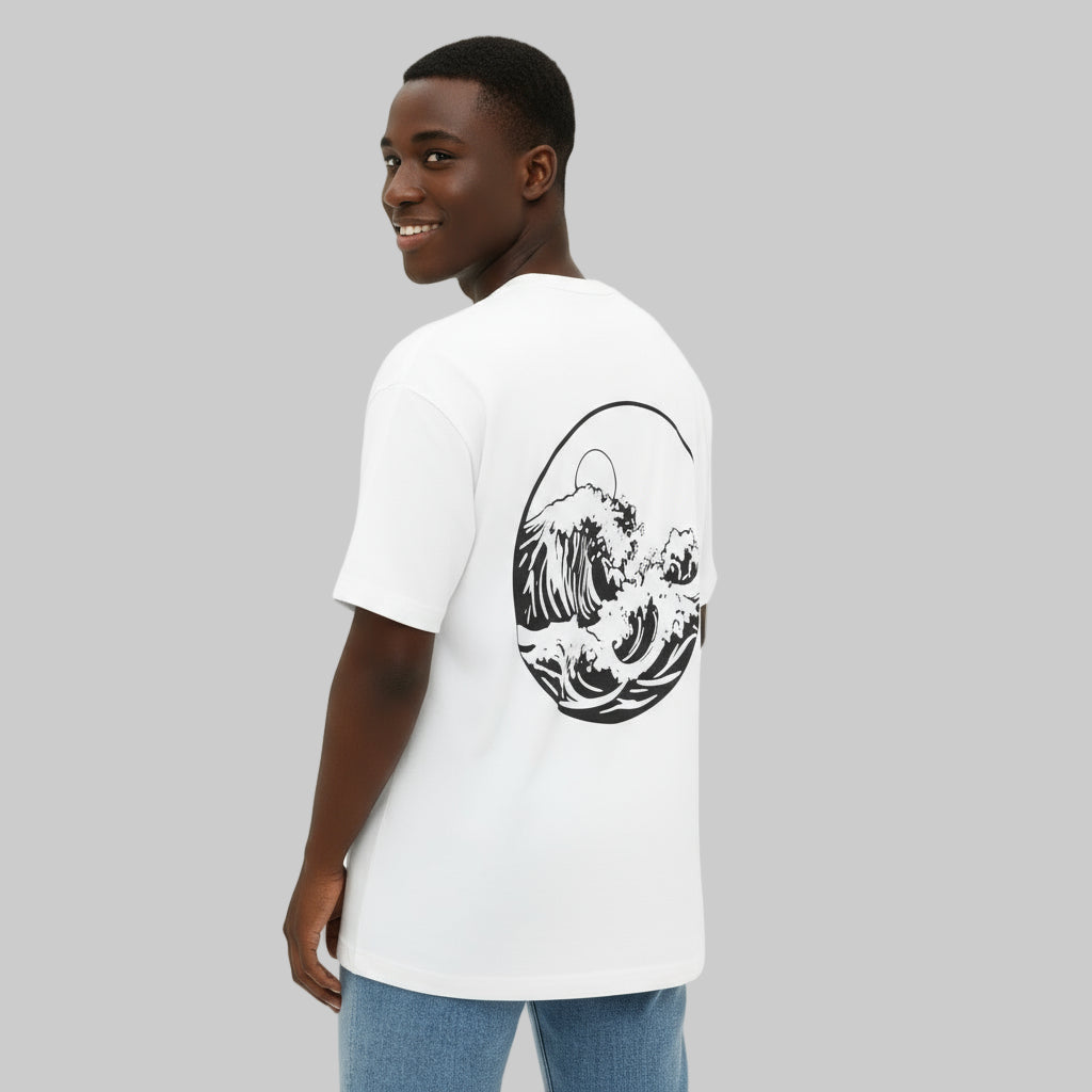 Aurora Coastal Ocean Waves Tee